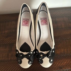 Pin Up Couture from Unique Vintage kitten heel saddle shoe heels